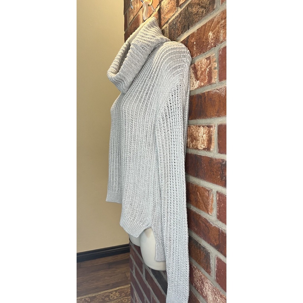 NWT Revolve One Grey Day Cashmere Blend Turtleneck Sweater In Gray Size Small - Picture 2 of 7